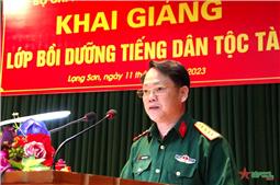 Bộ CHQS tỉnh Lạng Sơn khai giảng lớp bồi dưỡng tiếng dân tộc Tày